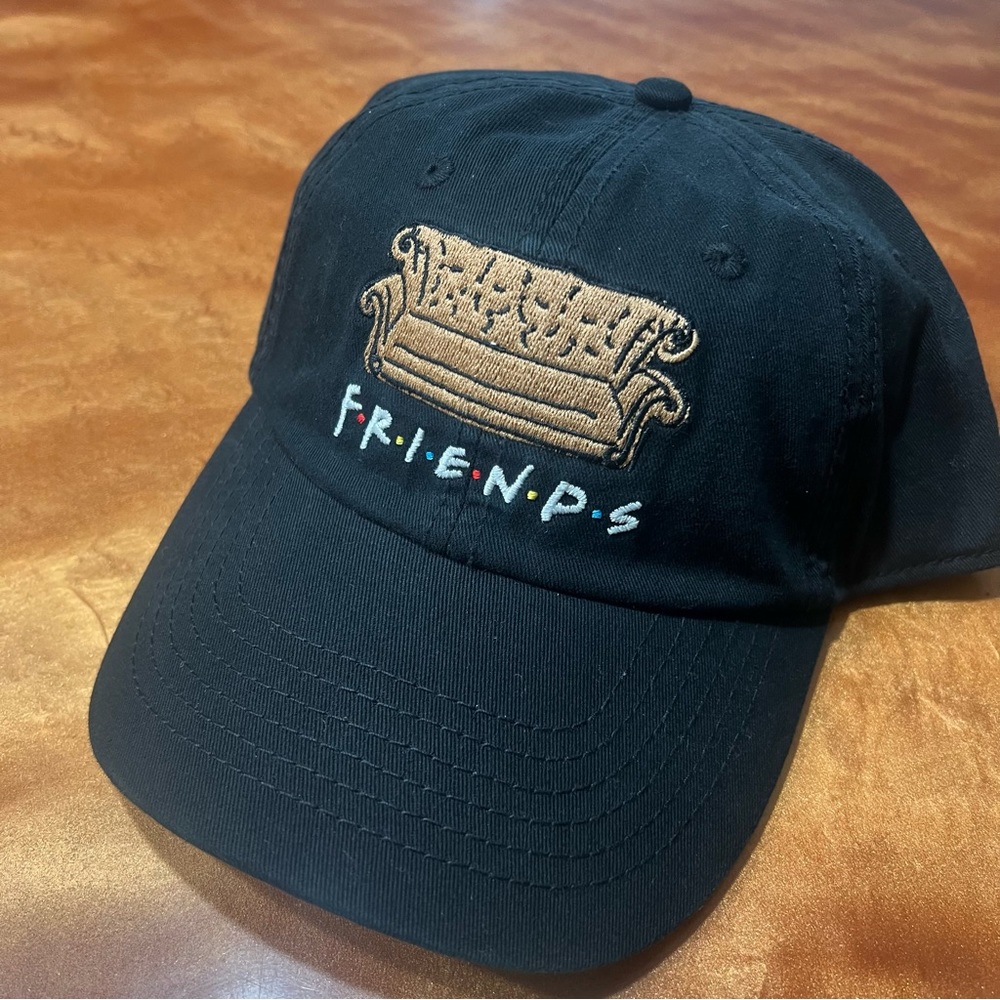 NWT Friends Television Show Black baseball hat embroidered central perk